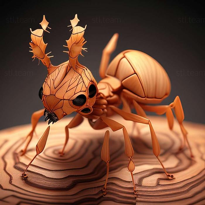 3D model Pheidole ambigua (STL)